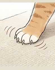 ペット対応床材のイラスト