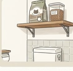 高耐荷重シェルフのイラスト